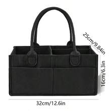 毛毡尿布包，婴儿用品收纳袋，户外妈妈包，毛毡尿布包