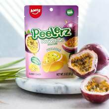 AMOS Peelerz Passion Fruit Gummy Candy 85 G – Tropical Snack, Pre-Peeled Premium Passionfruit, Healthy Fibre Rich, Ready-To-Eat Fruit Pack - 1 Pack - View 6