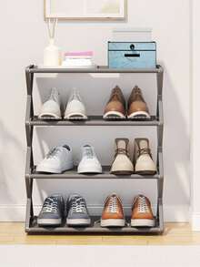 This 4-Tier X-Shaped Shoe Rack Is A Space-Saving, Easy-To-Assemble Ideal Choice For Homes And Kitchens, Suitable For Shoe Storage, Modern Shoe Racks, Shoe Organizer Racks, Living Room Shoe Racks, And Home Decor. Great For Ramadan Decoration And As A Christmas Gift For Men.