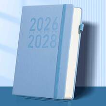 2026-2028三年月历计划本（1月至12月），软封面，带弹性笔套，12个月显示，英文版，适合注重条理且追求时尚的成年人，可用于日记写作|简约设计|易于保养的装订 - 彩色 - 查看 13