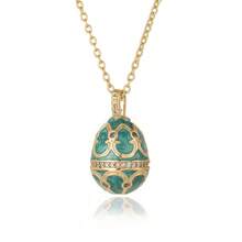 1PC Retro Religious Necklace, Russian Egg Pendant Design For Gift Exchange  Women Versatile Necklace Bridal Shower Birthday All Seasons Fashion Chic Unique Accessories - 粉色 - 查看 8