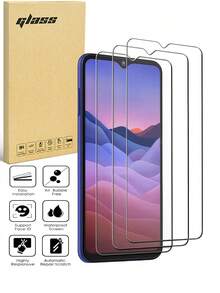 3片装9H硬度防刮屏幕保护膜,易于安装,无气泡,兼容Poco X3 Pro/Note 11S 4G/Note 13 4G/Note 11 Pro 4G/Note 14S,触感顺滑,防尘,防水,防指纹,防刮花,对手机壳友好,屏幕保护必备,适用于日常、办公、家庭使用,手机屏幕保护膜,手机配件,防震防摔防刮花。 - 無色 - 查看 30