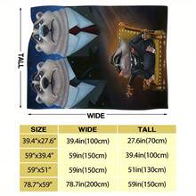 1 Piece Disney &Lt; Zootopia &Gt;   Flannel Blanket - Soft And Warm All-Season Cartoon Pattern, Judy Hopps And Nick Wilde Modern Style, Suitable For Bed, Sofa, Office, Camping, Travel, Ideal Gift For Christmas And Halloween, Disney Blanket - Phong cách - Xem 6