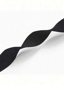 1条弹力腰带，时尚配饰，百搭设计，可搭配连衣裙和外套，黑色