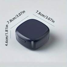 防水防潮可上锁牙齿矫正器盒 - 正畸矫治器、假牙收纳盒、便携式牙齿矫正器收纳盒 - 彩色 - 查看 2