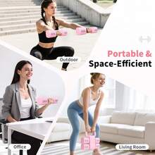 Multifunctional Dumbbells 2in 1 Home Dumbbell Kettlebells Adjustable Weight - Pink - View 8