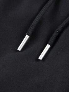 男士户外徒步裤，休闲宽松慢跑裤，适合跑步、街头穿着，舒适日常穿着，适合秋冬季节 - 黑色 - 查看 7