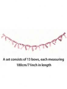 1 set - Bandera de bailarina rosa, guirnaldas colgantes de bailarinas, guirnaldas con lazos, decoraciones para fiesta de cumpleaños, guirnalda con tema de ballet, decoración para fiesta de boda, decoración para baby shower, decoración interior y exterior, decoración navideña