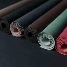 1 Roll High Quality PU Faux Suede Leather Sheet (7.1/12*53 Inches) - Fashionable And Innovative Crafting Fun, Suitable For Making Leather Earrings, Bows, And Handbag/Belt Designs - DIY Craft Material