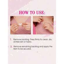 10pcs/Pack Fashion Double-Sided Tape, Thick Transparent Adhesive Tape, Strong Transparent Tape, Dress Fixing Tape For Women, Chest Tape, Chest Sticker, Women's Accessories, Women's Gifts, 36pcs/1 Pack - White - View 6