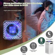 Home HEPA Air Purifier Large Room Air Cleaner For Allergies Smoke Mold Odor Dust - White - View 5