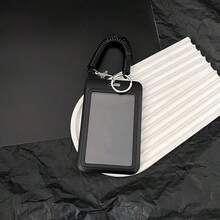 Set 2 buc (1 pandantiv inimă + 1 suport pentru carduri) Suport negru pentru carduri cu pandantiv inimă, poate decora genți, brelocuri, poate conține acte de identitate, cărți de vizită, carduri de tranzit, fotografii, carduri de acces, potrivit pentru uz zilnic, decorare sau cadou - 2 piese (1 ornament în formă de inimă + 1 suport pentru carduri) - Vizualizare 7