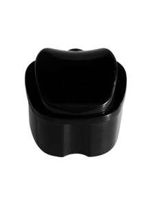 苹果形塑料假牙收纳盒，带滤篮和盖子，方便清洁和存放假牙。便携式假牙容器，防漏设计，适合男女旅行、浴室、宿舍及日常使用。牙科器械旅行必备浴室配件。 - 彩色 - 查看 13