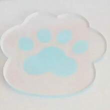 1/6PCS Clear Acrylic Cat Claw Coaster Heat Insulated Pad Reusable Cup Holders Cute Kitchen Home Accessories - Multicolor - View 8