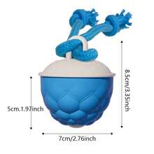 Interactive Dog Toy, Touch Sensing Moving Dog Ball, Automatic Rolling Ball Toy (Suitable For Puppies/Medium Dogs), Sound-Emitting Rolling Fun Ball, Durable Chew Toy, USB Rechargeable, Indoor Pet Rolling Game, Suitable For Small/Medium Dogs, Relieve Boredom And Stimulate Chewing Interest - Multicolor - View 4