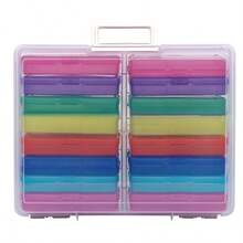 Photo Storage Box 5x7 Photograph Picture Album Organiser Craft Container Box - Multicolor - View 10