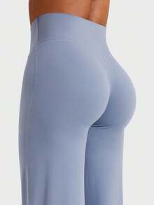 YEOREO Workout Leggings Womens No Front Seam Straight Leggings 31.5" High Waist Buttery Eddiy Gym Yoga Pants - 霧霾藍 - 查看 5