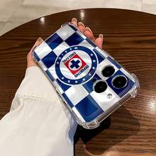 Diseño de la bandera de México de Cruz Azul. Esta elegante funda es compatible con los modelos de  16, 15, 14 Pro Max, 13, 12, 11, XR y XS Plus. Fabricada en silicona TPU, ofrece protección contra golpes y caídas, además de una sensación superior. Es un regalo ideal para familiares, amigos y seres queridos, y una opción perfecta para Navidad.funda de ,  funda de  16, Navidad,  fundas de , funda de  15,  17 Pro Max - transparente - Ver 4