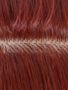 Burgundy Color Wig With Bangs Long Water Wave Wigs For Women 24 Inches Curly Wavy Hair Natural Looking Heat Resistant Fiber Wig For Girls For Women Halloween Party Use Suitable ForAll People High Temperature Fiber - Burgundy - View 5