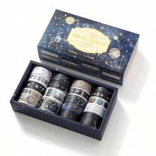 18 Rolls Washi Tape Set Crafts And Journaling Vintage Floral Tape Scrapbooking Supplies Washi Tape Journaling Decorative Tape Crafts - 永恆宇宙 - 查看 1