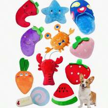 Pet Vocalization Doll, Realistic Plush Cigarette Doll, Cat/Dog Plush Doll, Chew Cleaning Doll, Suitable For Small/Medium Dogs, Relieve Boredom - Multicolor - View 9