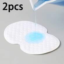 Wiederverwendbare Achselhöhlenkissen - Schweißkissen für die Achselhöhle mit verstellbaren Trägern unsichtbar, schweißhemmend, atmungsaktiv, waschbar - diskrete Schutzausrüstung für Hidschab, T-Shirts, Sommer, Sport, Reisen (Weiß, 10/8/6/4/2 Stück)