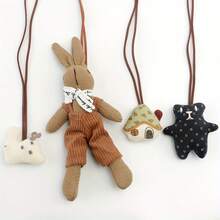 Graduation Season New Korean Style Cute Cartoon Pet Soft Fabric Keychain Bag Accessories KHYZ - Flower House 1pc - View 2