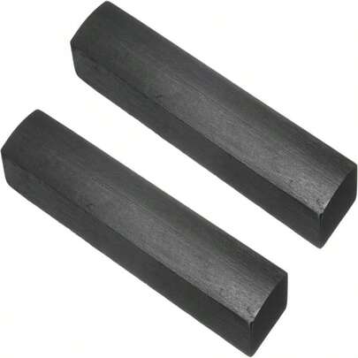 Uxcell 1 Pair Calligraphy Paper Weights, 43" Wooden Paperweight Desk Accessory For Home Office Calligraphy Practice Drawing Writing, Gift For Writers Professionals, Brown