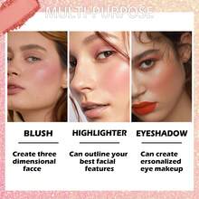 beauty glazed Palet Perona Pipi 6 Warna, Perona Pipi Serbaguna untuk Menyorot & Mengontur, Warna Intensitas Tinggi, Dapat Dibangun Lapisannya, Tahan Air, Anti Luntur, Menciptakan Tampilan Riasan Alami - B109A - View 8