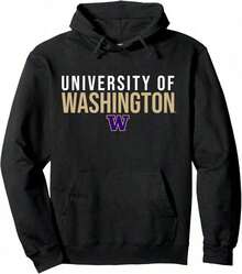 University Of Utah Utes Large One Color Pullover Hoodie - Black 5 - View 1