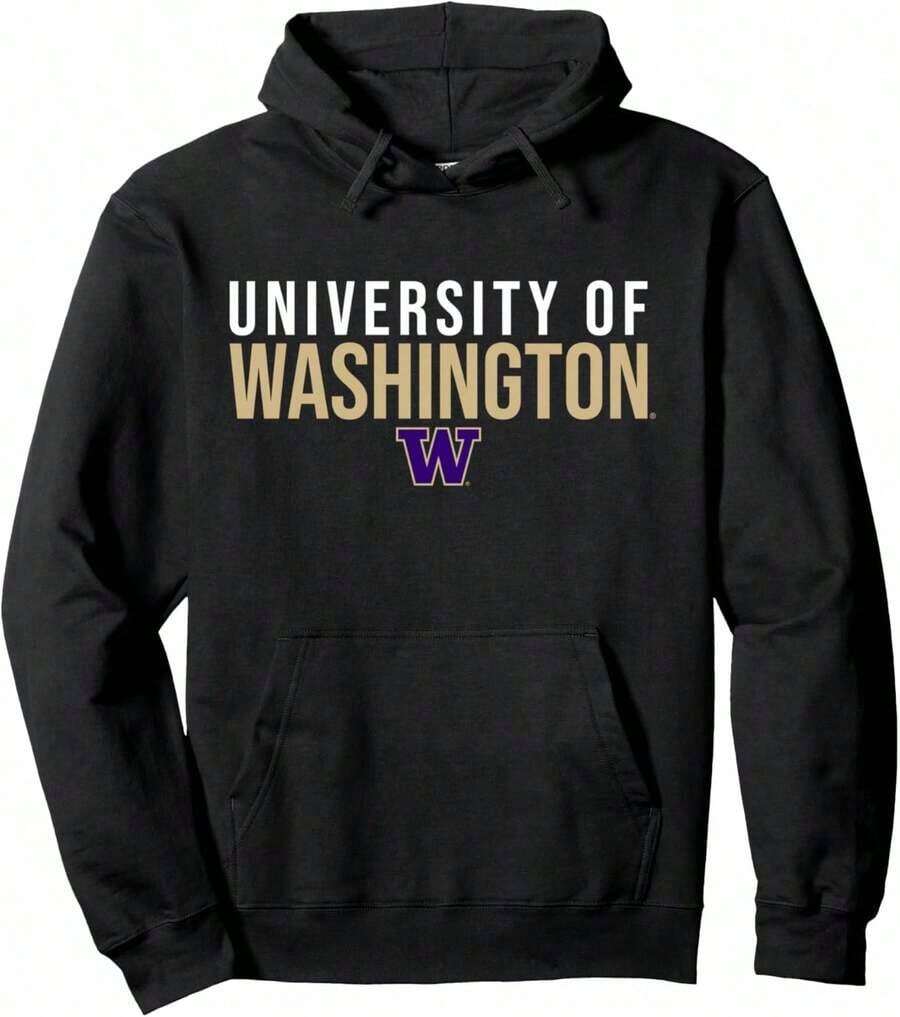 University Of Utah Utes Large One Color Pullover Hoodie - Black 5 - View 1