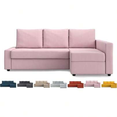 Friheten Slipcover For The  Friheten With Chaise Corner Cover Sofa Bed Cover Sectional Slipcover Pink