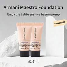 2pcs Armani Master Glow Radiance Foundation, 1# 5ml Each