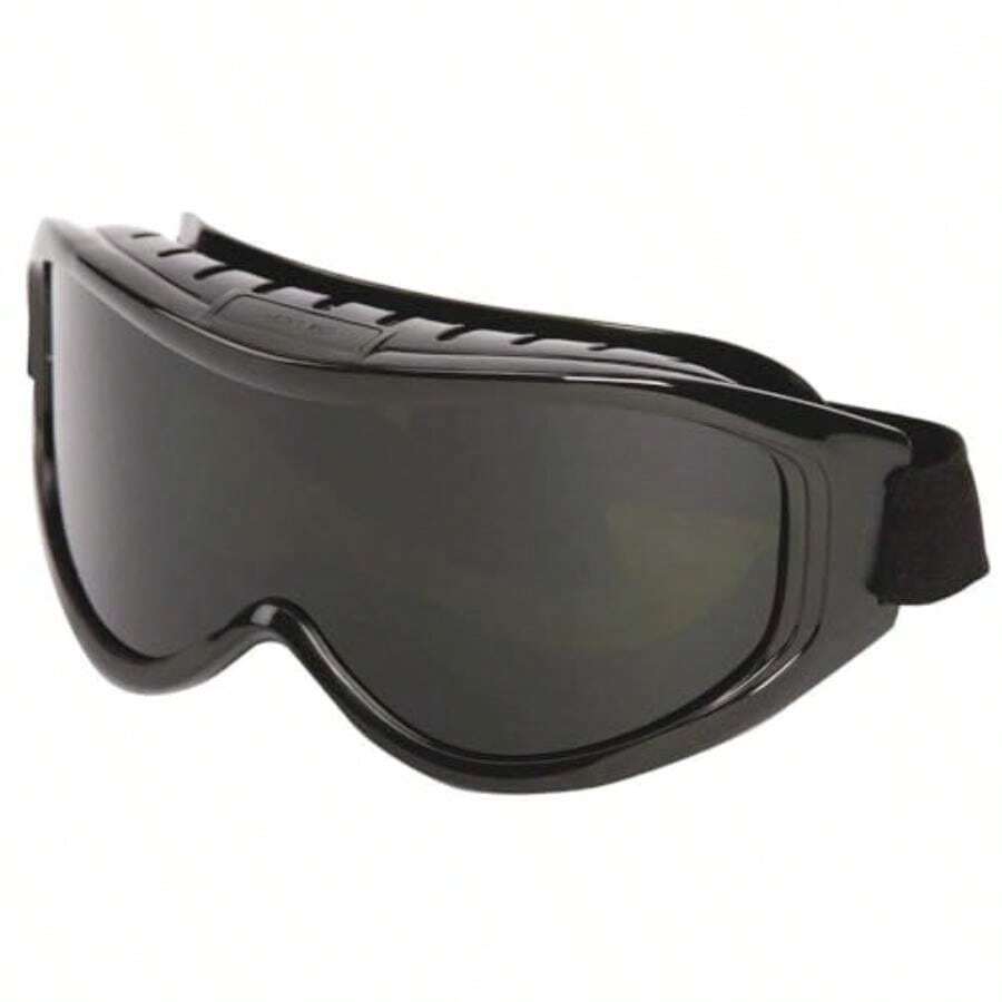Sellstrom Odyssey - anteojos de para protección ocular, S80201, antiniebla, resistente a los arañazos, protector de ojos sin látex para hombres y mujeres con lente transparente de doble panel, marco azul, S80201(Gafas de corte Odyssey II Shade 5) - Multicolor - Ver 1