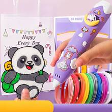 3D Printing Pen Consumables PLA PCL ABS 3m 5m Vacuum 3D Printing Pen Material Model (Excluding Printing Pen, Remember To Check The Title When Purchasing)