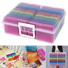 Photo Storage Box 5x7 Photograph Picture Album Organiser Craft Container Box - Multicolor - View 7
