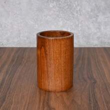 Jujube Wood Chopstick Holder, Household Draining Basket, Wooden Chopstick Container For Restaurant, BBQ, Kitchen - Redwood - View 3