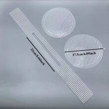 1 pieza Bolsillo interior tejido a mano, Tablero de tejido de plástico, Hacer billeteras DIY, Manualidades - Multicolor - Ver 15