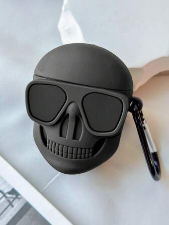 1pc Unique Funny 3D Skull Headphone Protective Case