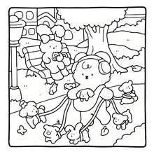 48 Pages 240gsm Plush Doll Cute & Cozy Coloring Book: Adorable Animal Firefighters (Firetruck, Hydrant And Night City Background) - Ideal For Adult Relaxation & Creative Art, Suitable For Stationery, School Supplies, Great Gift For Girls, Valentine's Day, New Year - Fuzzy Workies - View 9