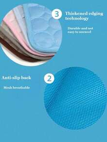 Pet Summer Cooling Mat For Dogs Cats Breathable Washable Foldable Cool Pad For Home Travel Crates Kennels Anti-Slip Pet Sleeping Mat - Blue - View 8