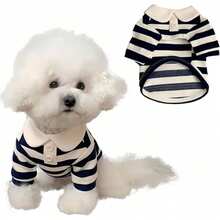 狗狗服装 - 贵宾犬、泰迪犬、约克夏犬、西施犬 Polo 衫、夏季连衣裙、条纹宠物 T 恤、柔软连帽衫、夏季 Polo 衫；狗狗服装 - 比熊犬、吉娃娃、条纹狗狗连帽衫、中小型狗狗降温背心 - 彩色 - 查看 20