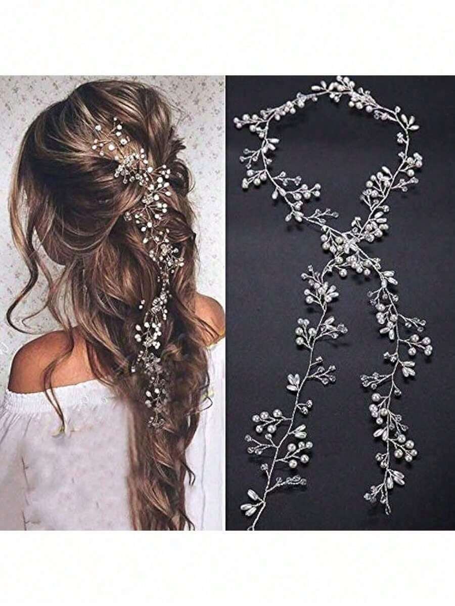 1pc Vintage Handmade Faux Pearl Flower Alloy Headband Hair Accessory Wedding Dress Accessories, Hair Accessories Women, Hair Tools, Beauty Accessories, Curly Hair Accessories Women, Fall, Travel, Hair Tools, Accessories Women, Hair Stuff,Fall,Hair,Hair Accessories,Hair Accessories Women,Travel,Hair Accessories,Accessories Women,Hair Accessory,Hair Accessories Women,Hair Tools,Hair Stuff,Stuff,Beauty Accessories,Gifts,Travel,Gifts Women,Hair Stuff,Stocking Stuffers,Stocking Stuffers,Stocking Fillers,Stocking Stuffers Women,Stocking Fillers Women,Gifts,Gifts,Stocking Fillers,Gifts Women,,,Stocking Stuffers Adults,Stocking Fillers Adult,Hair Stuff,Women's Accessories,Stocking Stuffer,Coming-Of-Age Hair Accessory,Hair Accessories,Ideas Women,Beauty Stocking Fillers,Gifts Women - 銀色 - 查看 1