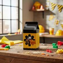 20 Milk Cartons Pick-Up-And-Assemble Tractor Construction Party Favors - 彩色 - 查看 2