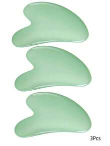 Natural Jade Gua Sha Massage Board, Rose Quartz Gua Sha Board, Jade Facial Massage Tool, Suitable For Facial, Neck, Back And Body Gua Sha Massage - Multicolor - View 21