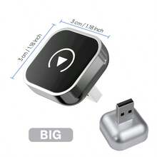 Universal Wireless CarPlay & Android Auto Adapter - Compatible With IPhone & Android Devices