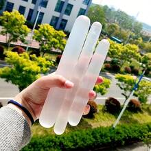 6-Inch Handcrafted Moroccan White Gypsum Sulfur Wand, Natural Mineral Sculpture For Home Decor, Spiritual And Aesthetic Enhancement, Ideal Gift - Natural Moroccan Sulfur Mineral Wand, Handcrafted Sculpture, NORTHLANDZ Selenite Crystal Massage Wand, White Healing Crystals For Anxiety Relief, Yoga, And Meditation - 5.5~6 Inch - View 10