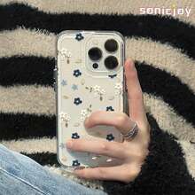 Capinha Capa Material transparente TPU padrão floral I P H ONE XR 11 12 13 14 15 16 PRO MAX 7 14 15 16 PLUS REDMI A1 A2 A3 A5 9A 10C 12C 11A 13C 14C  11 12 LIRE NOTE 8 9 10 11 12 13 14 PRO POCO C55 C65 X3 X4 X5 X6 F3 F5 M4 PRO M5S F7 Galaxy M23 M34 M52 M53 A03 A04 A13 A05S A07 A10 A11 A12 A14 A15 A17 A20 A30 A23 A32 A34 A35 A50 A51 A52 A54 A55 A71 A72 S20 FE S21 FE S22 ULTRA S23 FE S23 ULTRA S24 PLUS S24 ULTRA S25 ULTRA  MOTO G04 G7 G9 PLAY G10 G13 G23 G14 G15 G20 G22 G24 G30 G32 G34 G35 G52 G53 G54 G60 G84 E7 E13 E20 E22 EDGE 30 40 CASE - Y1 - Visão 3