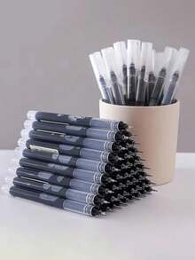 30pcs 0.5mm Gel Pens, Gel Ink Pens, Blue/Red/Black Fine Tip Ink Pens, (Blue/Red/Black) Ink Pens, Quick-Drying Gel Pens, Visible Ink Writing Supplies, Suitable For School, Home And Office Writing And Office Supplies. - Mixed Colors (red, Blue, Black) 10+10+10 - View 7