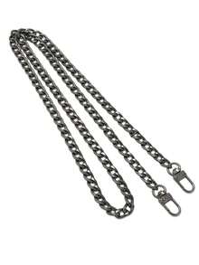 包包链条配件肩带手柄斜挎包金属替换链钥匙扣旅行配件 - 槍色 - 查看 3